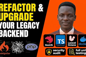 build scalable and secure backend using laravel or nestjs