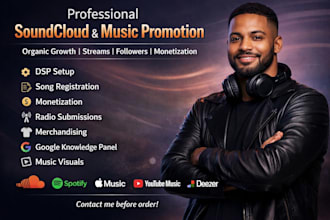 do organic soundcloud promotion to grow your followers and streams