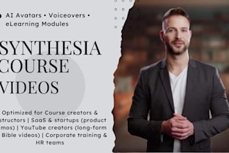 create ai course and explainer videos with synthesia and colossyan
