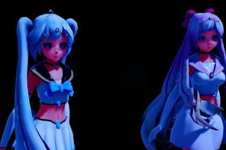 rig 3d model ,mmd ,vrchat, vtube, warudo ,gmod,ue5 ,vsf, koikatsu, vroid ,sfm