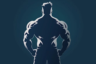 design premier gym, fitness, health and sports logo