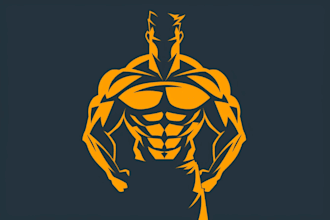 design sports, gym, fitness, health and clothing brand logo
