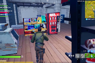 build custom fortnite uefn map, tycoon map, fortnite creative map,steal brainrot