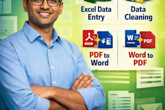 do data cleaning and data entry