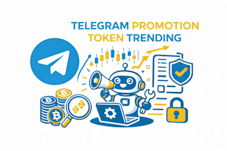 do crypto telegram promotion, token trending, telegram ads pump fun promotion