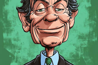 do a political cartoon art