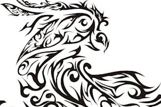 design professional and unique tattoo artwork