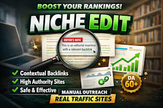 high authority niche edit backlinks for SEO growth