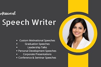 craft a powerful and personalized speech for any occasion