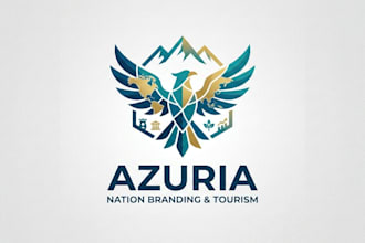 l design a unique and authentic country logo for your brand