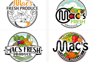 design high quality fresh produce logo