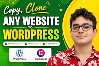 copy or clone any website to wordpress