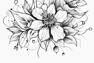 design a modern and minimalist tattoo design