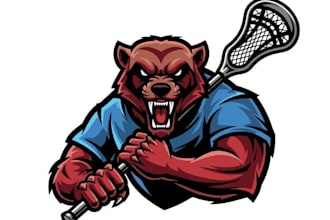 design wonderful lacrosse logo