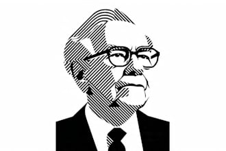 draw a wsj style hedcut portrait