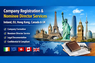 do company registration in ireland company, eu company, hong kong, canada, uk