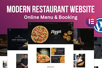 wordpress website for a restaurant