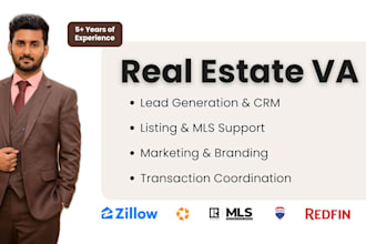be real estate administrative assistant or virtual assistant