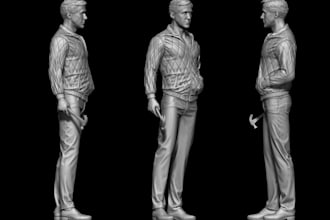 3d fan art,soldier sculpt,desk arts,warhammer,ztl,obj,stl 3dprint,2dimage to 3d