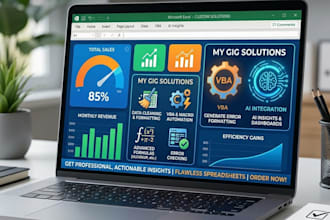 ai automate excel with vba, ai, dashboards, KPI tracking