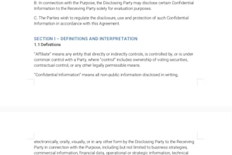 draft a customized nda under indian law