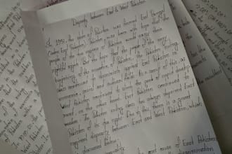 write beautifully in neat handwriting in any language