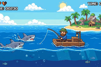 develop a custom 2d web game