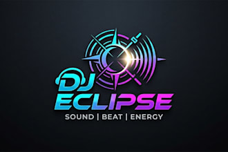 design a modern and unique dj logo for your brand