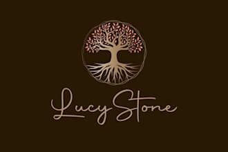 design modern tree logo