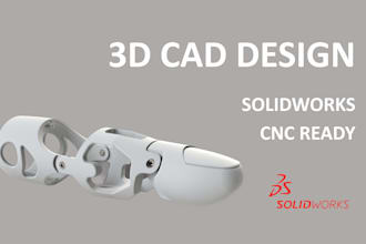 design production ready 3d cad models for cnc manufacturing