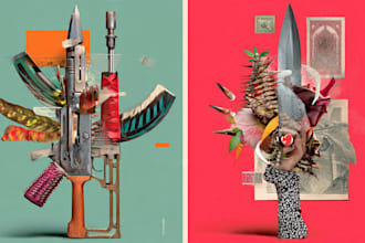 design unique weapons illustrations