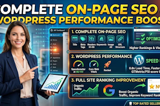complete on page SEO, website