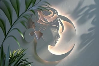 design modern luxury fancy logo, cosmetics and beauty