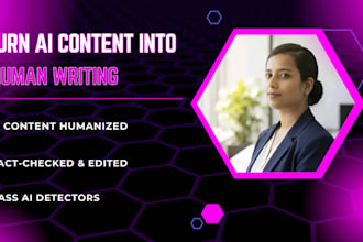 turn ai content into human writing