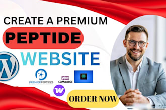build fda compliant peptide website research peptide store supplement website
