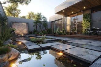 design front yard, backyard, home garden