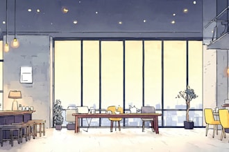 draw an architectural or interior sketch