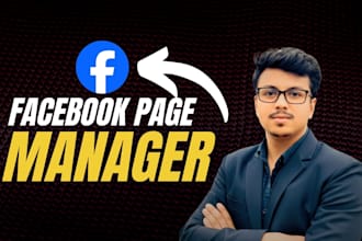 be you facebook page manager and content creator