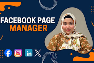 be your facebook page manager and content creator