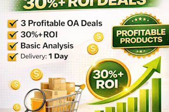 find amazon online arbitrage deals with 30 percent ROI