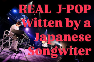 write an authentic j pop song melody and japanese lyrics