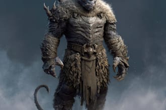 fantasy horror and fantasy horror character