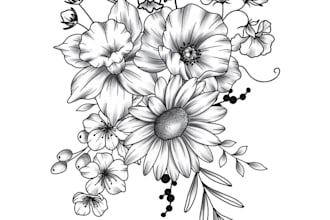 design a modern and minimalist tattoo design