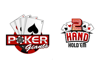 do make minimalist poker chip or game , poker logo design