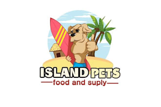 design a creative and eye catching pet store logo