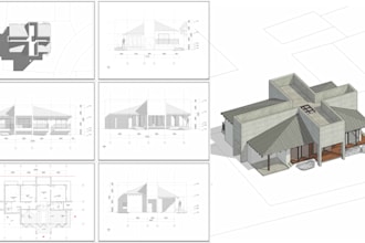 create model 3d with revit bim