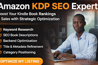 amazon KDP SEO kindle keyword research book optimization