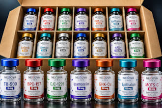 do vial peptide sarms supplements label design
