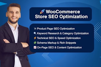 do woocommerce store technical and onpage SEO optimization