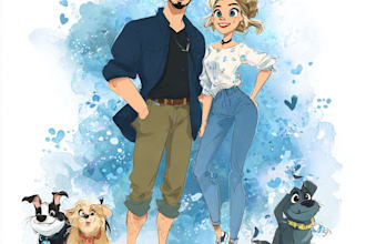 draw disney portrait illustration art